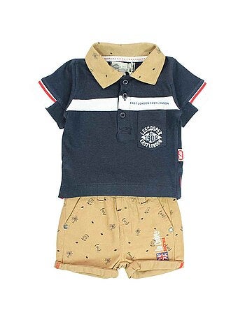 Lee Cooper - Ensemble Polo et Short bébé