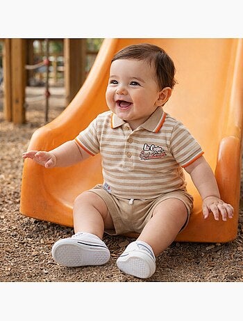 Lee Cooper - Ensemble polo et short bébé garçon été
