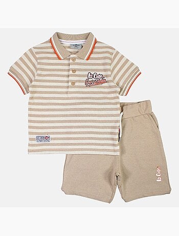 Lee Cooper - Ensemble polo et short bébé garçon été