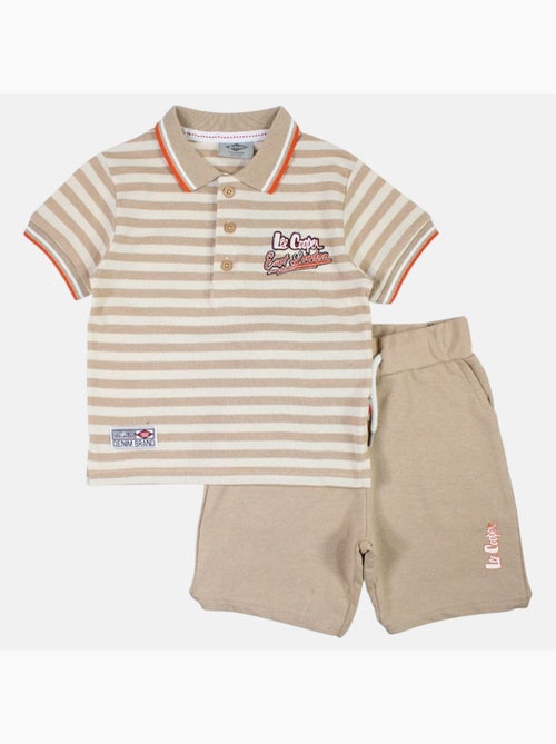Lee Cooper - Ensemble polo et short bébé garçon été - Kiabi