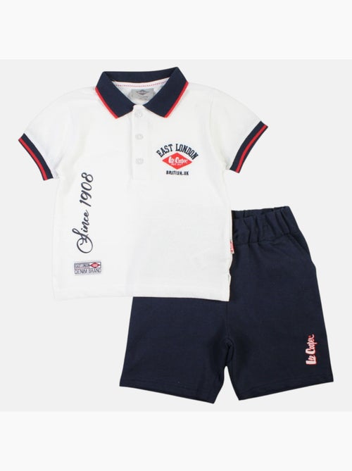 Lee Cooper - Ensemble polo et short bébé garçon été - Kiabi