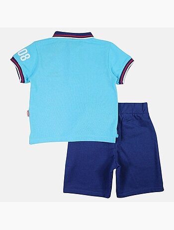 Lee Cooper - Ensemble polo et short bébé garçon été