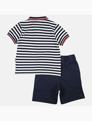 Lee Cooper - Ensemble polo et short bébé garçon été