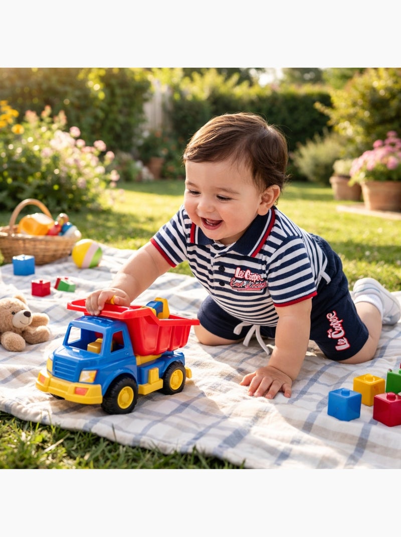 Lee Cooper - Ensemble polo et short bébé garçon été Bleu marine - Kiabi