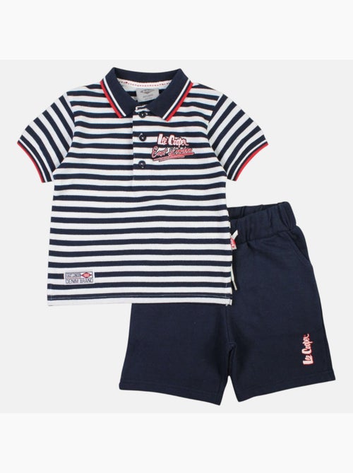 Lee Cooper - Ensemble polo et short bébé garçon été - Kiabi