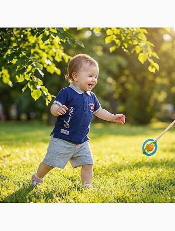 Lee Cooper - Ensemble polo et short bébé garçon été