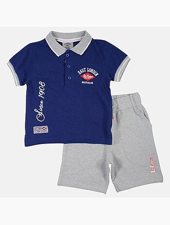 Lee Cooper - Ensemble polo et short bébé garçon été