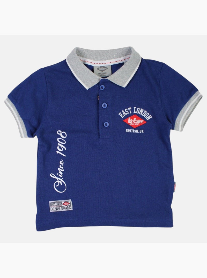 Lee Cooper - Ensemble polo et short bébé garçon été Bleu marine - Kiabi
