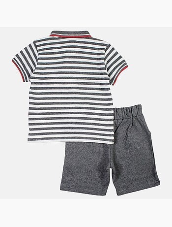 Lee Cooper - Ensemble polo et short bébé garçon été