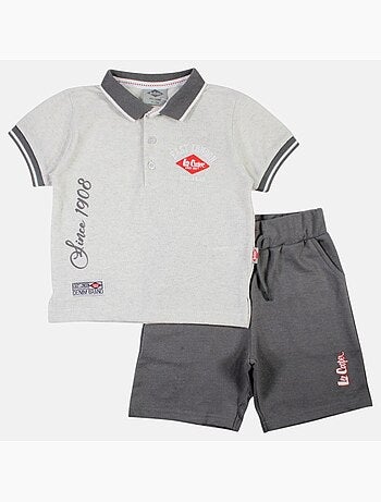 Lee Cooper - Ensemble polo et short bébé garçon été