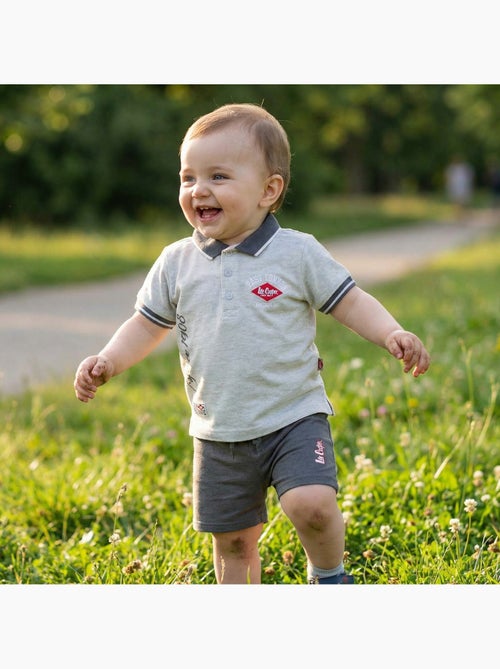 Lee Cooper - Ensemble polo et short bébé garçon été - Kiabi