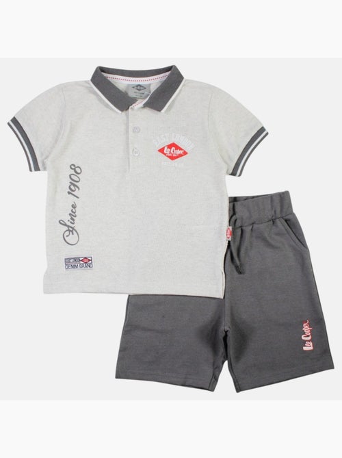 Lee Cooper - Ensemble polo et short bébé garçon été - Kiabi