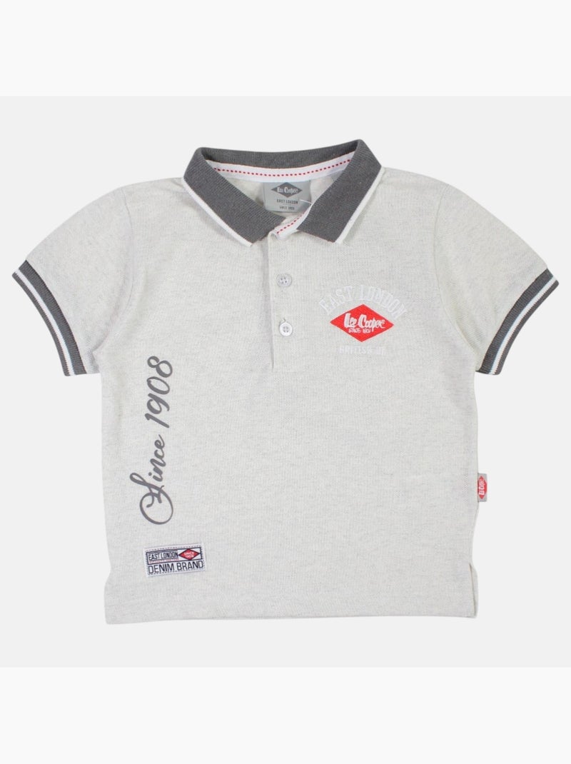Lee Cooper - Ensemble polo et short bébé garçon été Gris - Kiabi