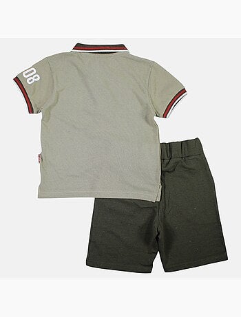 Lee Cooper - Ensemble polo et short bébé garçon été