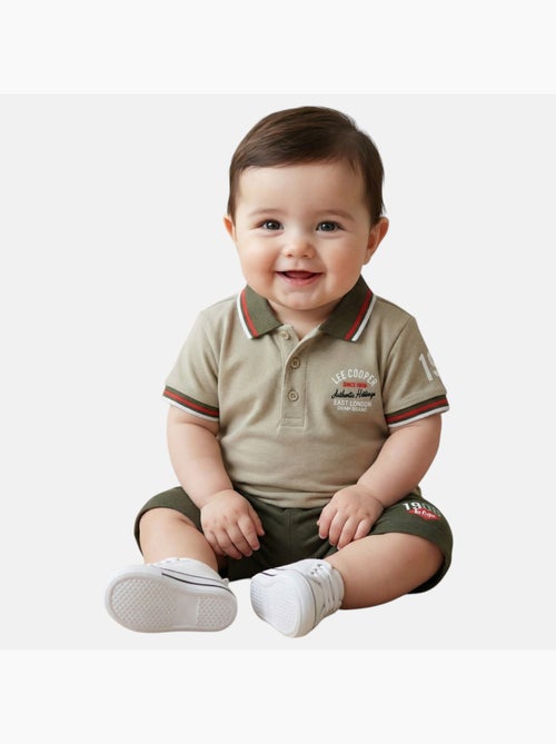 Lee Cooper - Ensemble polo et short bébé garçon été - Kiabi