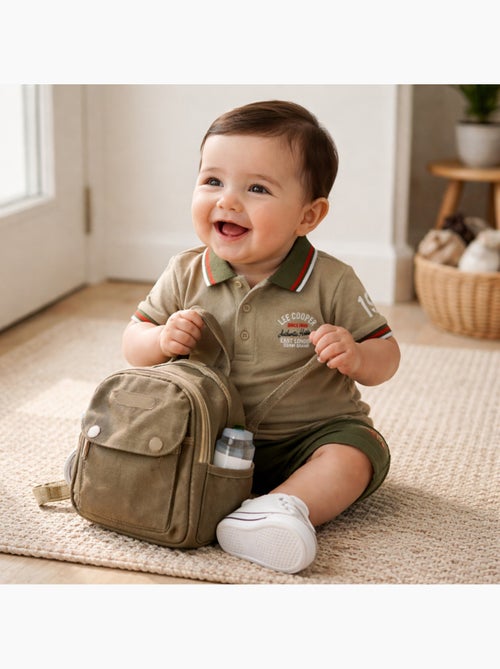 Lee Cooper - Ensemble polo et short bébé garçon été - Kiabi
