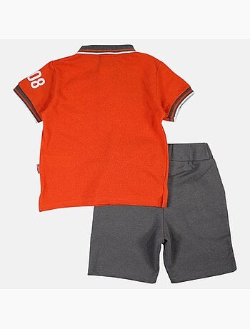 Lee Cooper - Ensemble polo et short bébé garçon été