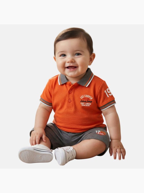 Lee Cooper - Ensemble polo et short bébé garçon été - Kiabi