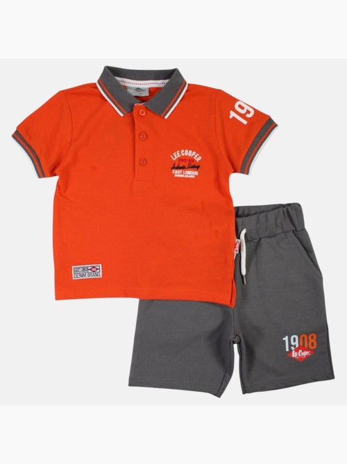 Lee Cooper - Ensemble polo et short bébé garçon été - Kiabi