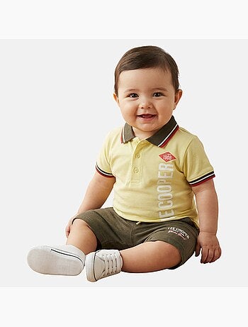 Lee Cooper - Ensemble polo et short bébé garçon été