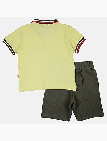 Lee Cooper - Ensemble polo et short bébé garçon été