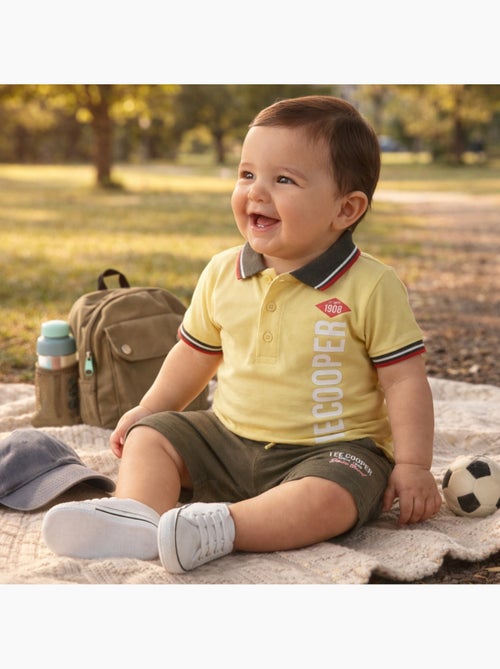 Lee Cooper - Ensemble polo et short bébé garçon été - Kiabi