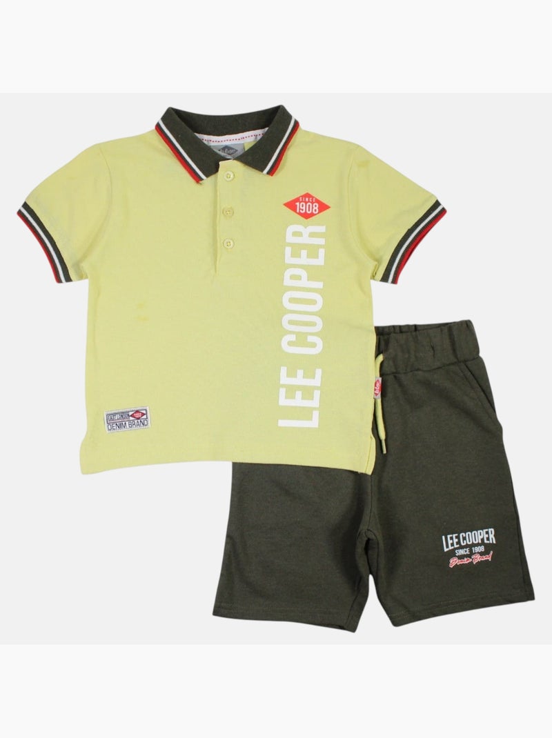 Lee Cooper - Ensemble polo et short bébé garçon été Vert - Kiabi