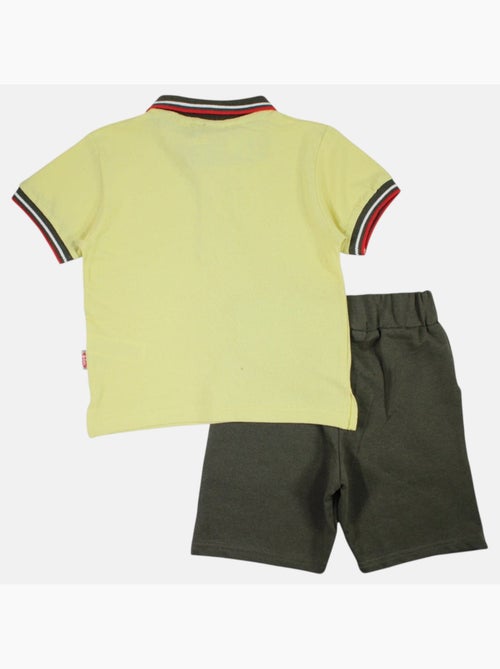 Lee Cooper - Ensemble polo et short bébé garçon été - Kiabi