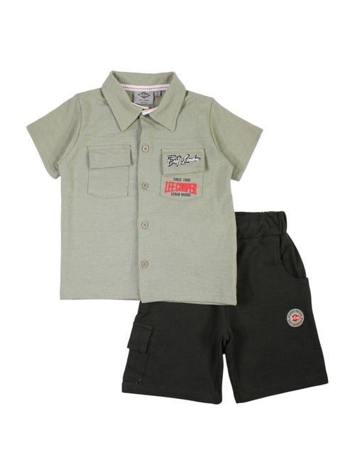 Lee Cooper - Ensemble polo et short bébé garçon imprimé - Kiabi