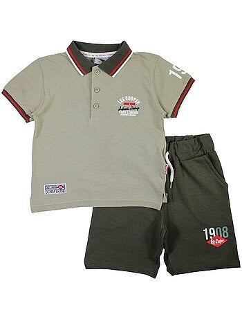 Lee Cooper - Ensemble Polo et Short bébé garçon Lee Cooper