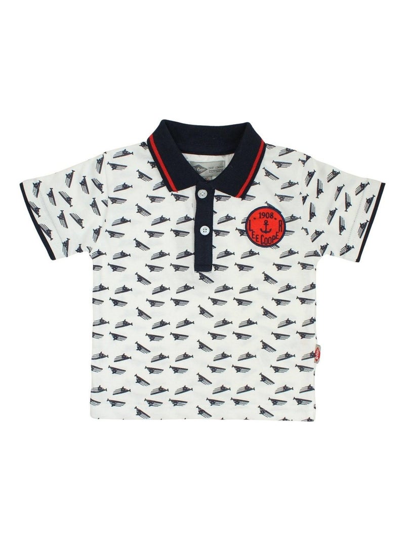 Lee Cooper - Ensemble Polo et Short  bébé Lee Cooper Bleu marine - Kiabi
