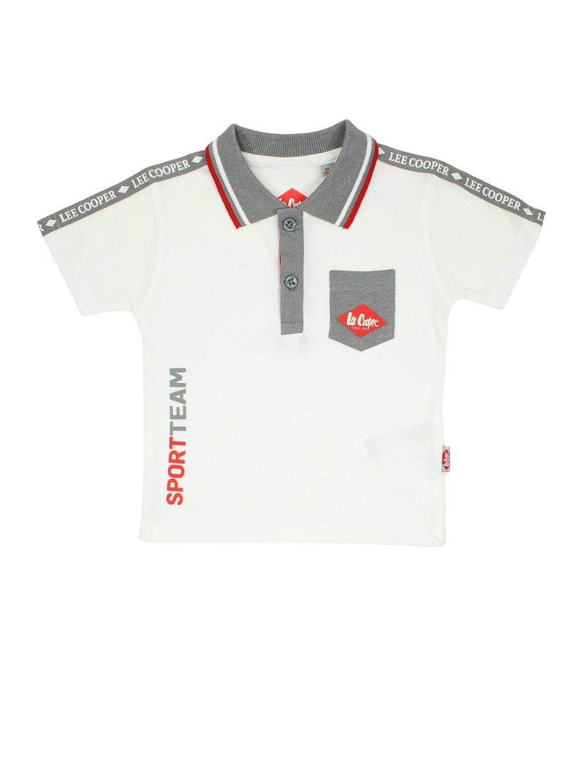 Lee Cooper - Ensemble Polo et Short  bébé Lee Cooper Gris - Kiabi