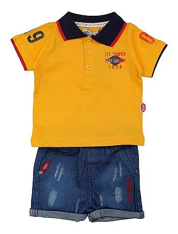 Lee Cooper - Ensemble Polo et Short bébé Lee Cooper