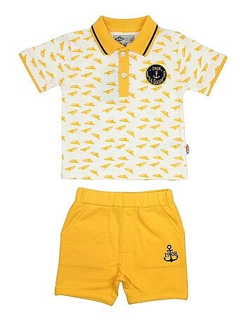 Lee Cooper - Ensemble Polo et Short bébé Lee Cooper