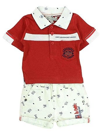 Lee Cooper - Ensemble Polo et Short bébé Lee Cooper