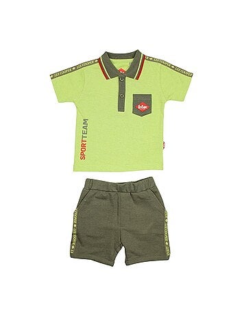 Lee Cooper - Ensemble Polo et Short bébé Lee Cooper