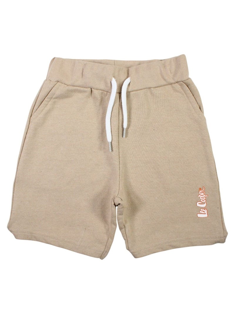 Lee Cooper - Ensemble Polo et Short garçon Lee Cooper Beige - Kiabi