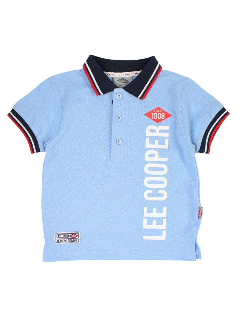 Lee Cooper - Ensemble Polo et Short garçon Lee Cooper Bleu - Kiabi