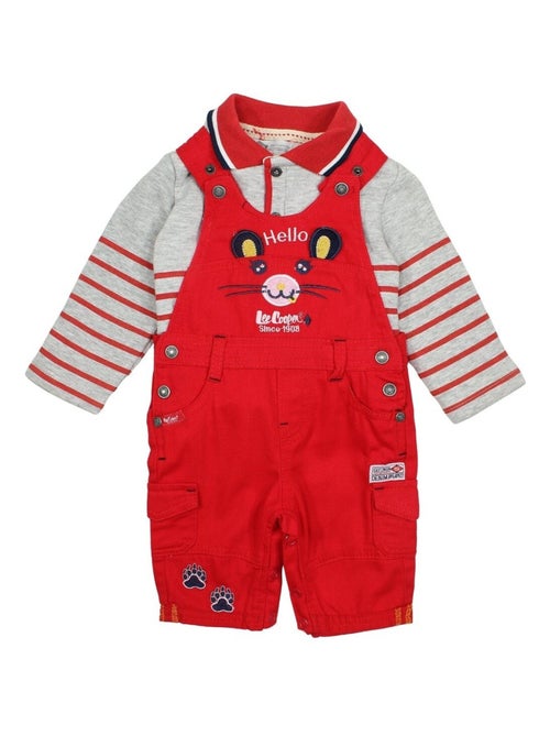 Lee Cooper - Ensemble ​​Polo salopette Imprimé Lee Cooper - Kiabi
