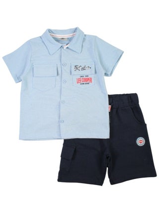Lee Cooper - Ensemble ​​Polo short Imprimé Lee Cooper