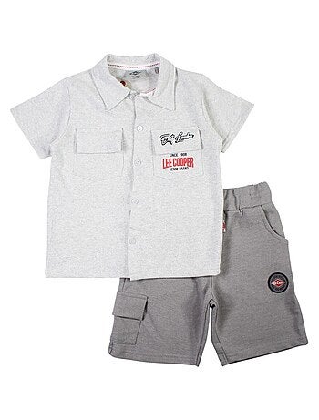 Lee Cooper - Ensemble ​​Polo short Imprimé Lee Cooper