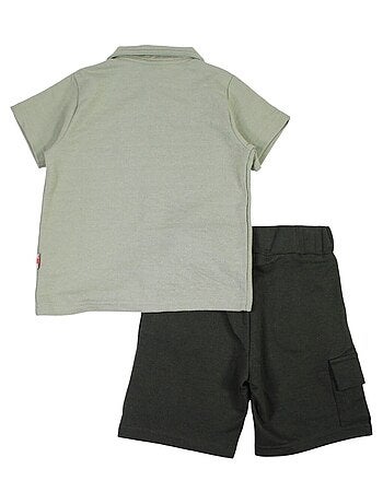 Lee Cooper - Ensemble ​​Polo short Imprimé Lee Cooper