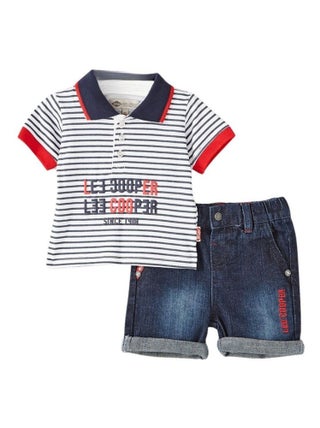 Lee Cooper - Ensemble ​​Polo short Imprimé Logo
