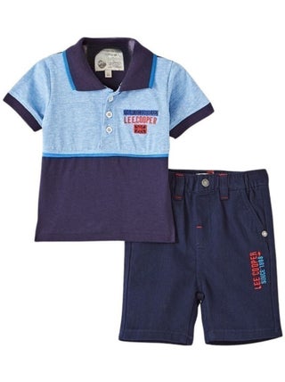 Lee Cooper - Ensemble ​​Polo short Imprimé Logo