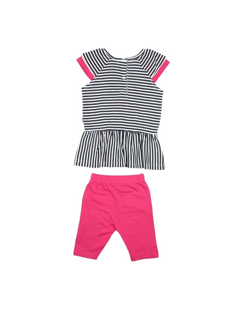 Lee Cooper - Ensemble Robe et Legging  bébé Bleu marine - Kiabi