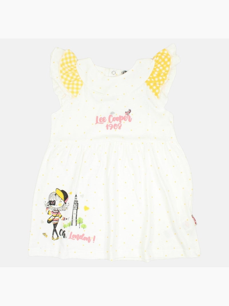 Lee Cooper - Ensemble Robe et Legging  bébé Jaune - Kiabi