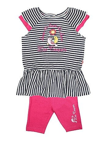 Lee Cooper - Ensemble Robe et Legging bébé Lee Cooper