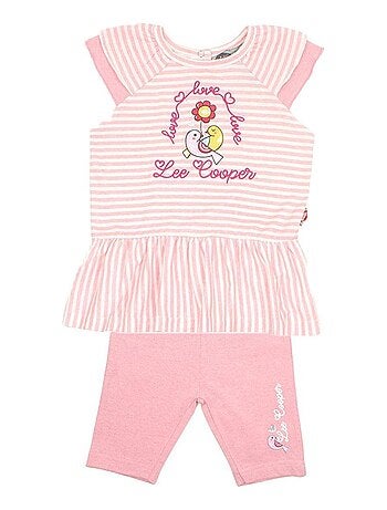 Lee Cooper - Ensemble Robe et Legging bébé Lee Cooper