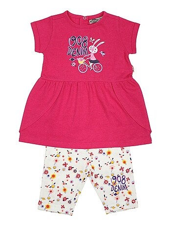 Lee Cooper - Ensemble Robe et Legging bébé Lee Cooper