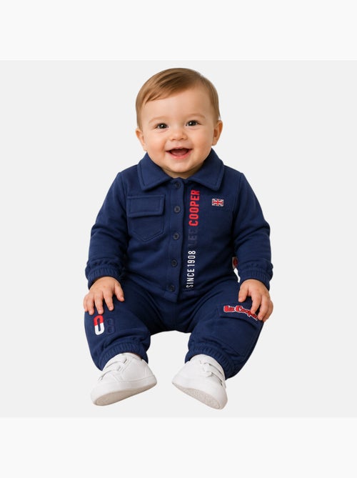 Lee cooper - ensemble surchemise boutonnée et pantalon de jogging - Kiabi